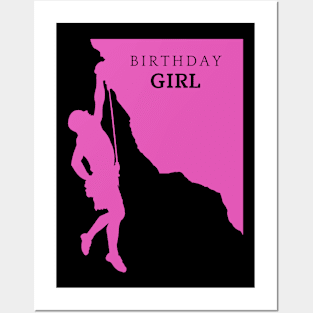 Birthday Girl - Rock Climbing Posters and Art